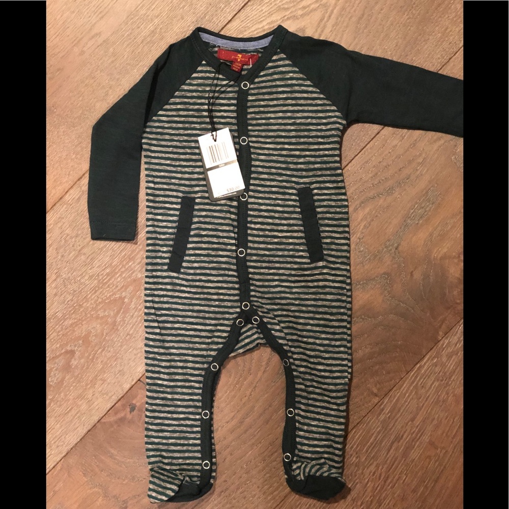 NWT 7 for all mankind Onesie